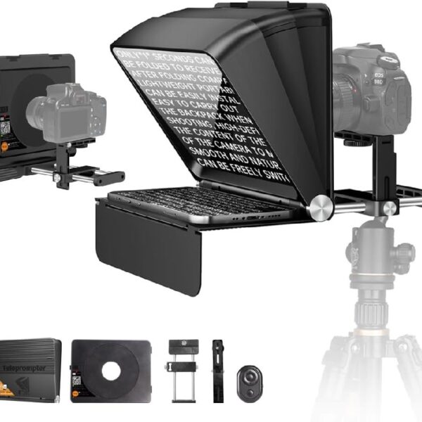 LENSGO TC7II Portable Phone+Camera Teleprompter