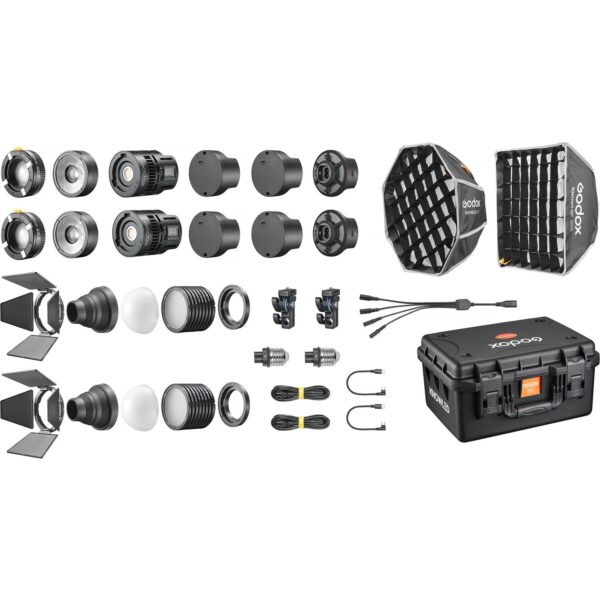 Godox KNOWLED MS60Bi Bi-Color LED Light (2-Light Kit)