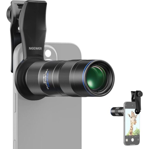 Neewer LS-78 400mm Phone Telephoto Lens with 17mm Threaded Lens Clip