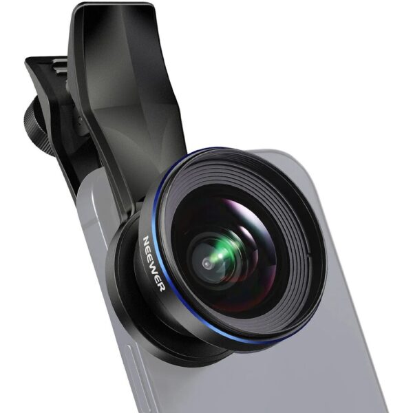 Neewer LS-42 PRO 18mm Wide-Angle Lens with Smartphone Clip & Filter Adapter